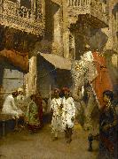 Edwin Lord Weeks Promenade on an Indian Street France oil painting artist